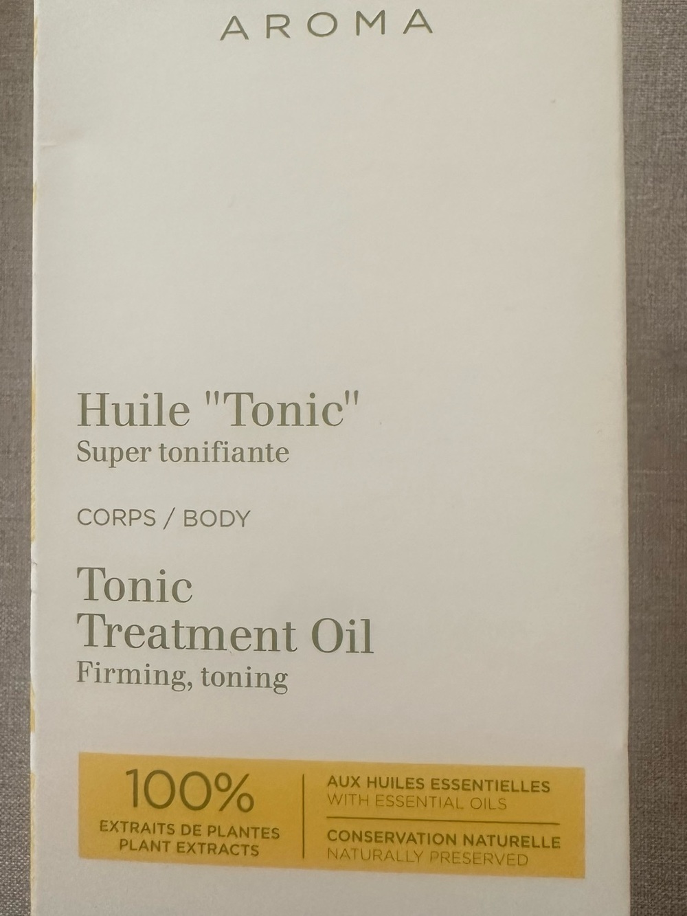 Clarins - AROMA Huile "Tonic" Tonic Treatment Oil